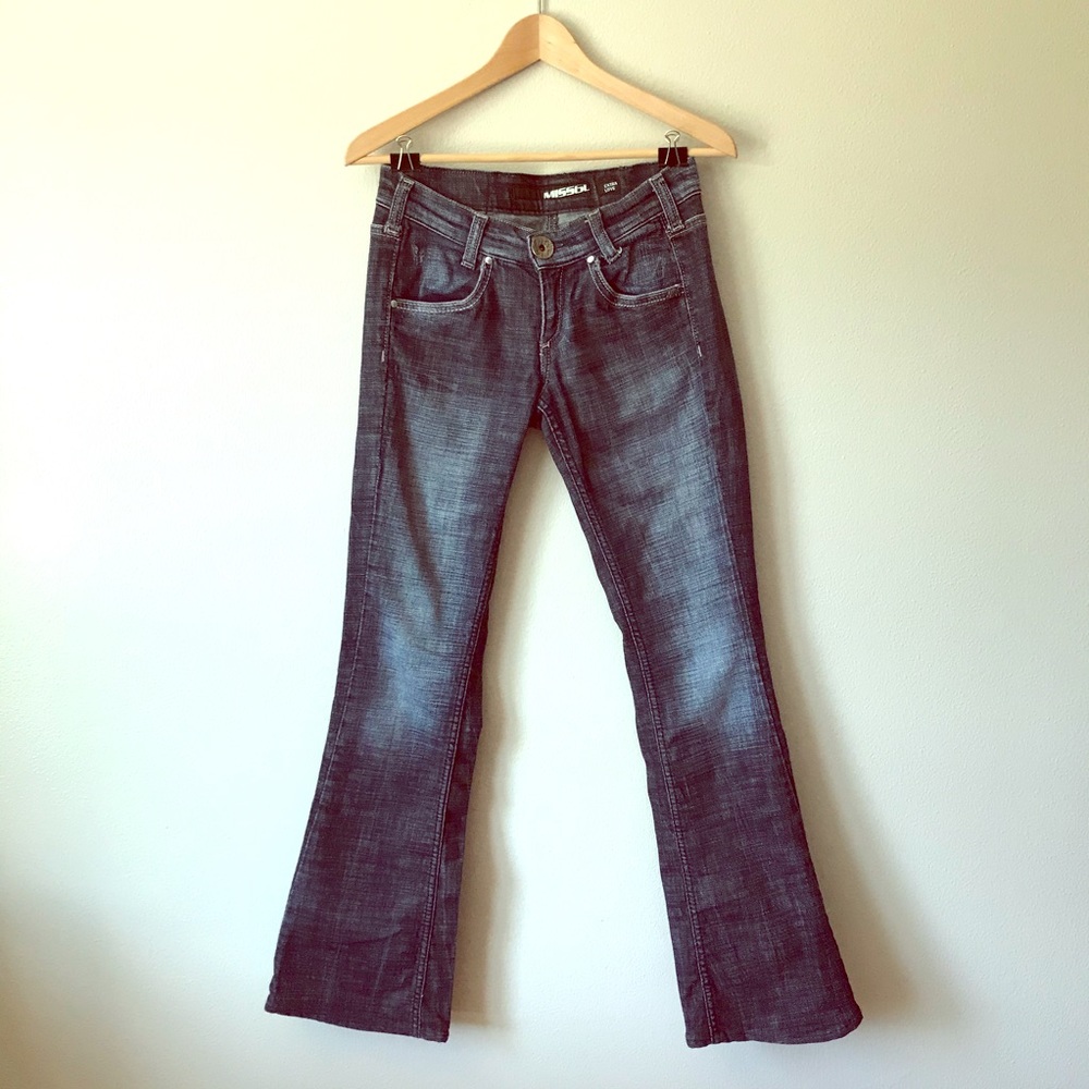 Miss Sixty Dark Wash Flared Jeans